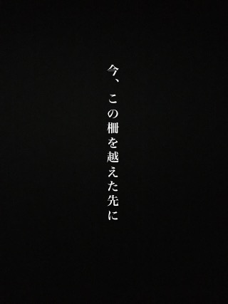 今、この柵を越えた先に