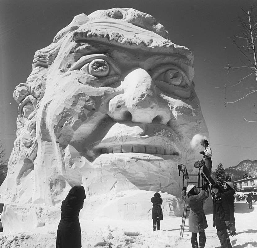 架空昭和史「巨顔雪像怪事件」