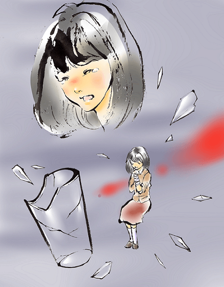 雨だれ・怪我