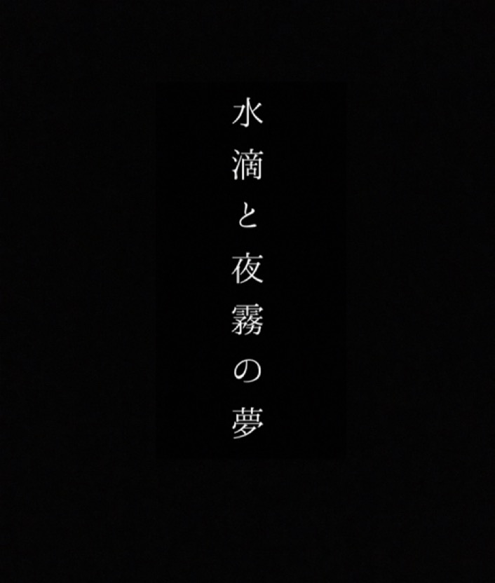 水滴と夜霧の夢