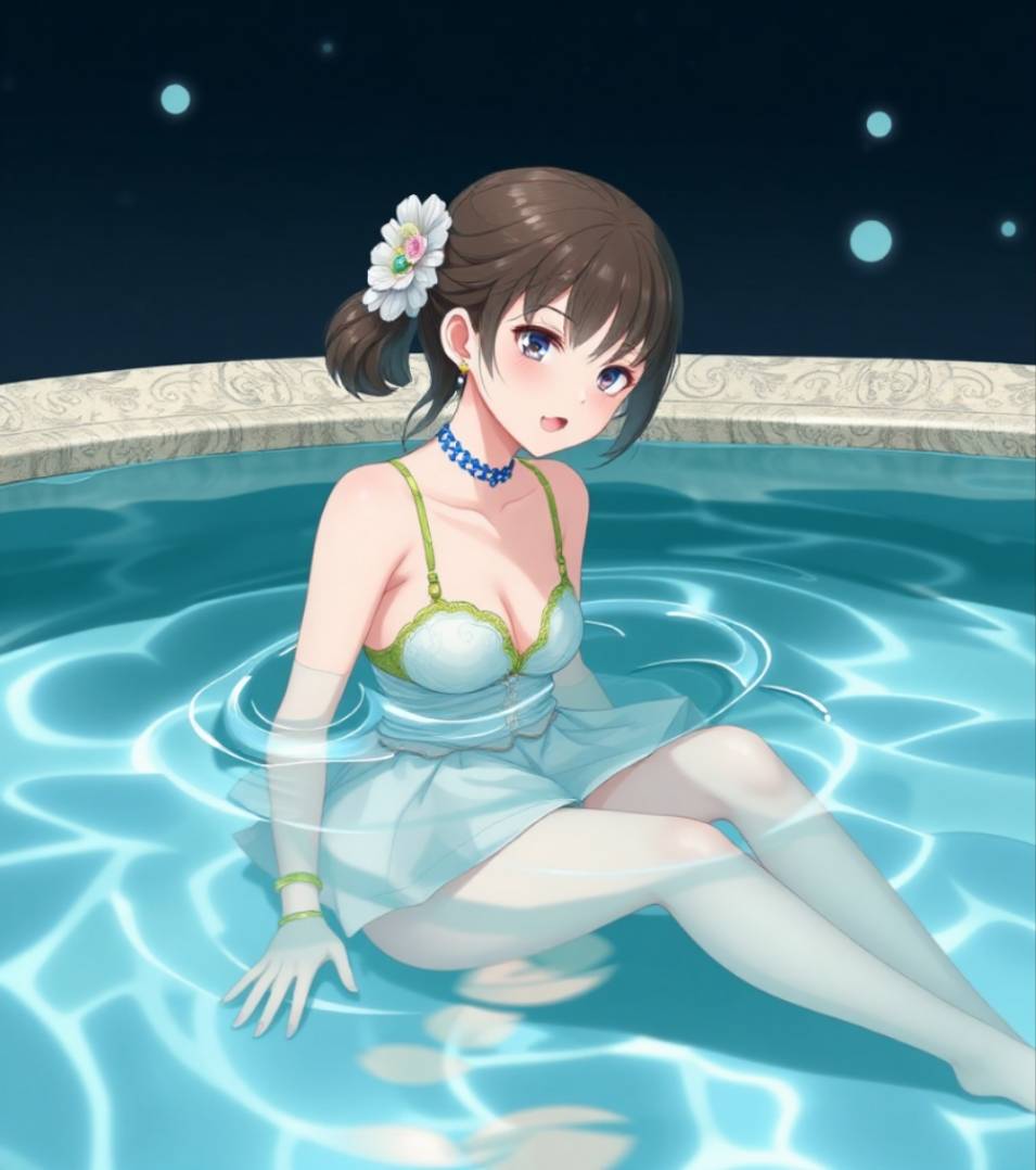 フリーズ12 散文詩『水面の火、水辺の花、水門の先』
